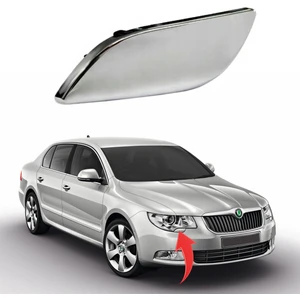 Skoda Superb Far Yıkama Kapağı Kromlu 2008-2013 3T0955110A