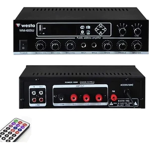 WM-605U Trafolu 100 Watt Amfi