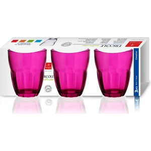 Bormioli Rocco Ercole Fushia 3lü Set-23 Cl.