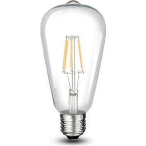 CT-4353 8W/7000K St-64 Uzun filament LED Ampul (Beyaz)
