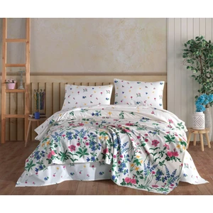 Çift Kişilik Baskılı Pike Takımı ( Set )