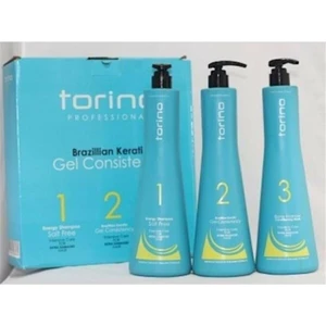 Jel Keratin Brezilya Fönü Kalıcı Düzleştirme ve Bakım Seti 3X1100ML - Büyük