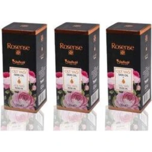 Nemlendirici Besleyici Gül ve Jojoba Yağlı Cilt Bakım Yağı 30ML 3 Adet