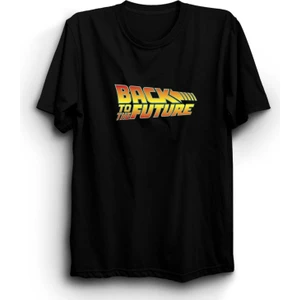 The Fame Box Geleceğe Dönüş, Back To The Future Logo Tişört
