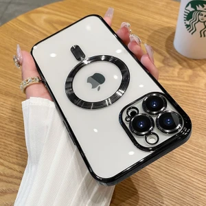 Apple Iphone 13 Pro Kılıf Magsafe Wireless Şarj Özellikli Kamera Korumalı Kılıf