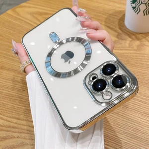 Apple Iphone 11 Pro Max Kılıf Magsafe Wireless Şarj Özellikli Kamera Korumalı Kılıf
