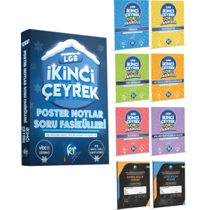 Kr Akademi Yayınları LGS Poster Notlar Soru Fasikülleri Ikinci Çeyrek