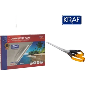 Laminasyon Filmi +Laminasyon Makası 24 cm Kraf