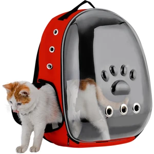 Northern Fashion Kedi Taşıma Çantası Siyah El ve Sırt Çantası 9hava Kanalı Kedi Taşıma Çantası File Kedi Taşıma Çantası Astronot