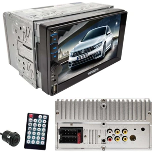 Kamosonıc KS-G753 Double Teyp 7" 4X45W Mirrorlink Bt/usb/sd/fm/aux Kameralı