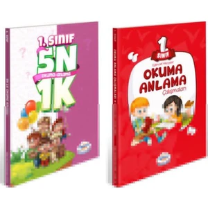 Öğretmen Evde Yayınları 1. Sınıf 5n 1k Okuma Anlamaçalışmaları / Okuma Anlama Çalışmaları 2'li Set
