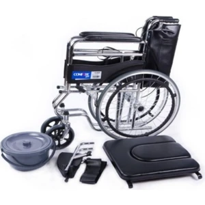 Comfort Plus DM-680 Tuvalet Özellikli Tekerlekli Sandalye