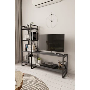 Nilamu   150 cm  Tv Ünitesi / Metal Aksamlı / Açık Raf / Kitaplık / Organizer / Ofis / Ev / Salon / Tv Sehpası / Dekoratif