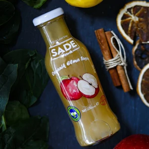 Sade Organik Elma Suyu Doğal Lezzet 250 ml Ekolojik ve Sertifikalı Ürün