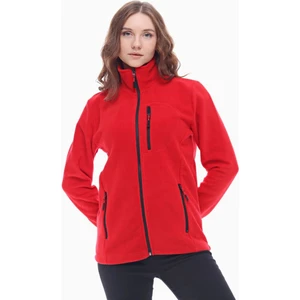 Ghassy Co. Kadın Pro Rüzgar Geçirmez 5 Cepli Tam Fermuarlı Outdoor Polar Ceket TMFR869866011