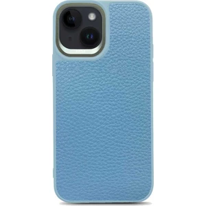 Apple iPhone 14 Plus Kılıf Soft Deri Metal Kamera Çerçeveli ​kajsa Litchi Kapak