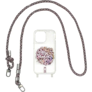 Apple iPhone 14 Kılıf Kajsa Missy And Match Şeffaf Desenli Ip Askılı Kapak