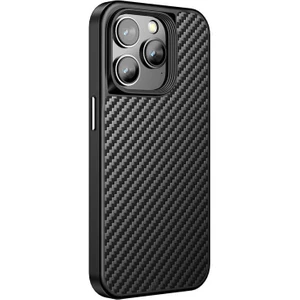 Apple iPhone 14 Pro Max Kılıf Aramid Karbon Fiber Magsafe Özellikli Wlons Radison Kapak