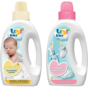 Uni Baby Yenidoğan Çamaşır Sabunu + Uni Baby Yumuşatıcı 1500 ml