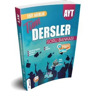 Tümler Yayıncılık YKS AYT Eşit Ağırlık Tüm Dersler Soru Bankası 2023