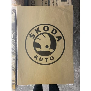 Suya Dayanıklı Skoda Amblemli Oto Paspas Kağıdı