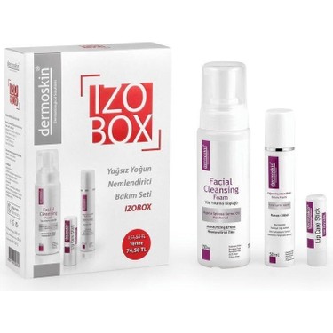 HYUK'S BEST SKINCARE BOX 2個セット Dermoskin Izobox Bakım Seti 200 ml Yüz Yıkama Köpüğü 50 ml Fiyatı