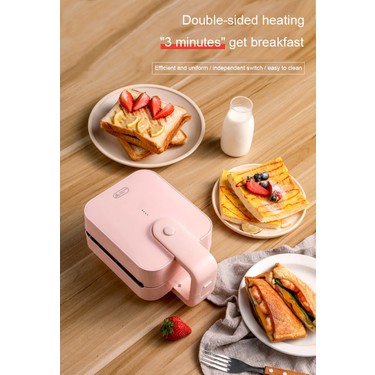 Shenzhen Xin Xin Dıy Sandviç Tost Makinesi - Pembe (Yurt Fiyatı