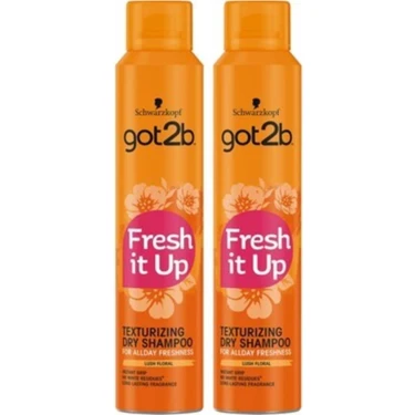 GOT2B Fresh It Up Texture Arındırıcı Kuru Şampuan 200 ml *2 Amonyaksız Boyalı Saçlar