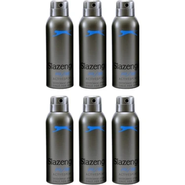 Slazenger Aktif Spor Ferah Erkek Deodorant Spreyi 150 ml - 6'lı