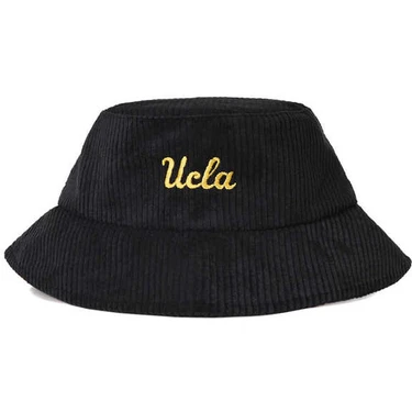 Ucla Carrie Siyah Bucket Kadife Nakışlı Unisex