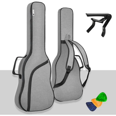 Midex ELC-40 Case Elektro Gitar Çantası Gigbag Su Geçirmez Kalın Kılıf (Capo