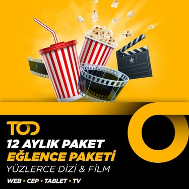 TOD 12 Aylık Eğlence Paketi - (Web + Cep + Tablet + Smart