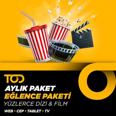 TOD 1 Aylık Eğlence Paketi - (Web + Cep + Tablet + Smart