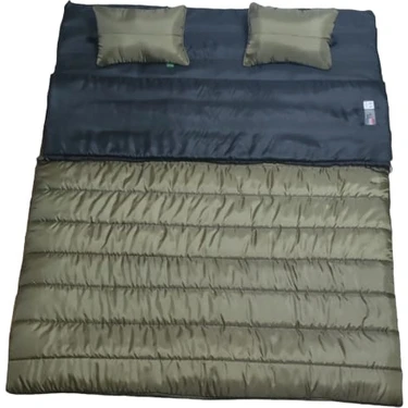 Camp Story Masiv-18 Çift Kişilik Uyku Tulumu Haki - Sıcaklık Parametreleri: -18°C Mevsim: