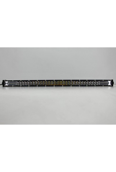 Aracım Oto Aksesuar 2 Sıra 82 cm Off Road LED Bar 5 Mod Turuncu Beyaz 240W 10-30 V