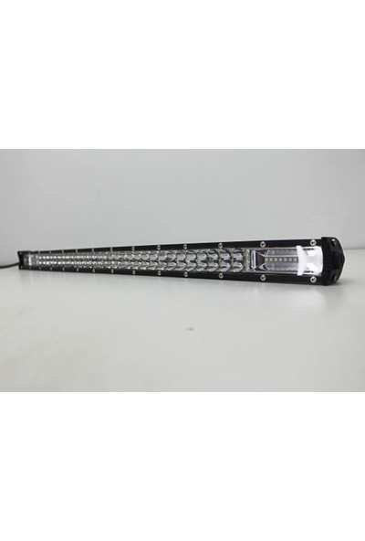 Aracım Oto Aksesuar 2 Sıra 82 cm Off Road LED Bar 5 Mod Turuncu Beyaz 240W 10-30 V