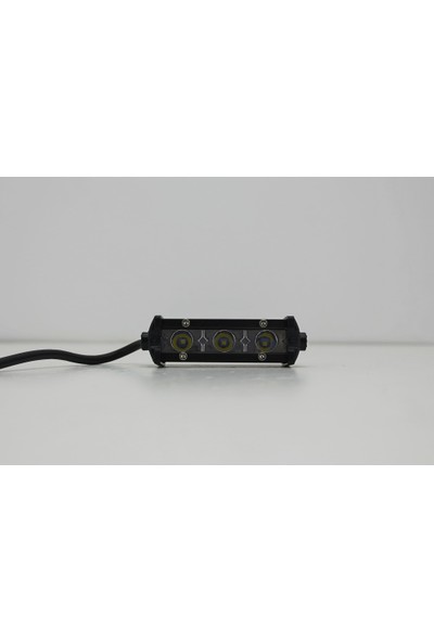 Aracım Oto Aksesuar Tek Sıra Off Road LED Bar 9W 3 LED 10 cm