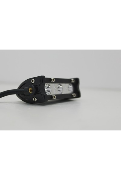 Aracım Oto Aksesuar Tek Sıra Off Road LED Bar 9W 3 LED 10 cm