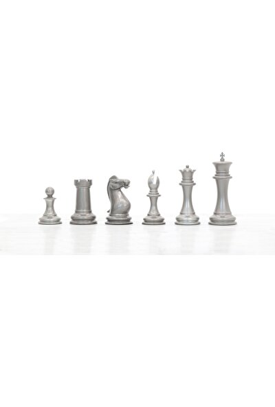Skyline Chess Staunton Paslanmaz Çelik Mermer Satranç Takımı Sk SKU.933S