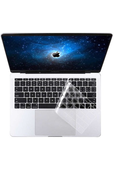 Tunaplus Apple Macbook 13'3 Pro 2020 A2338 Zore Klavye Koruyucu Şeffaf Silikon Ped