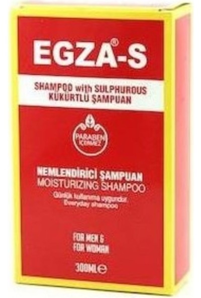 Ezga -S Kükürtlü Kepek ve Kaşıntı Şampuanı 300 ml