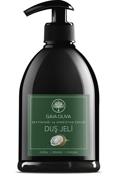 Gaia Oliva Zeytinyağı ve Hindistan Cevizi Duş Jeli 500 ml
