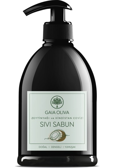 Gaia Oliva Zeytinyağı ve Hindistan Cevizi Sıvı Sabun 500 ml