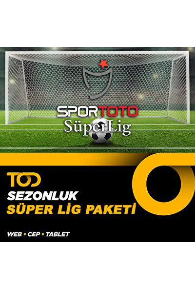 TOD Sezonluk Süper Lig Paketi - (Web + Cep + Tablet)