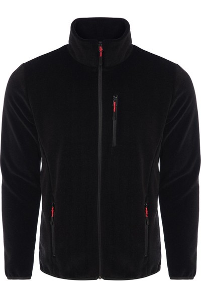 Ghassy Co.Erkek Pro Rüzgar Geçirmez 5 Cepli Outdoor Tam Fermuarlı Polar Ceket TMFR869866001