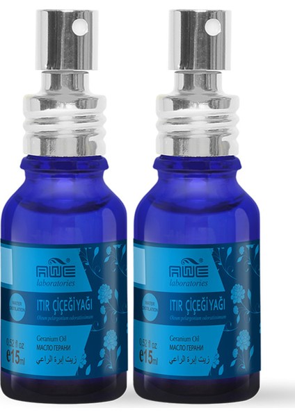 2li Itır Çiçeği Uçucu Yağı 15 Ml, Spreyli Kolay Kullanım