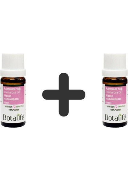 % 100 Saf Palmarosa Yağı 10 Ml. x 2 Adet
