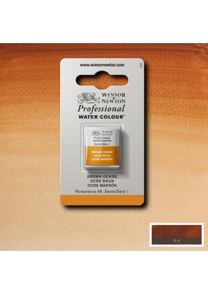 Winsor & Newton Professional Sulu Boya Yarım Tablet Brown Ochre 059 S.1