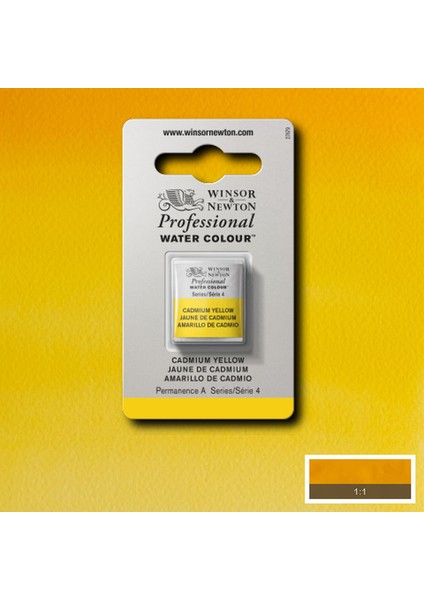 Professional Sulu Boya Yarım Tablet Cadmium Yellow 108 S.4