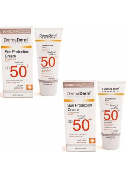 Spf 50 Güneş Koruma Kremi 100 gr 2 Adet